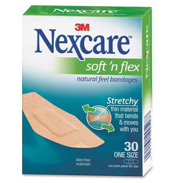 چسب زخم سافت ان فلکس نکس کر NEXCARE 3M SOFT & FLEX