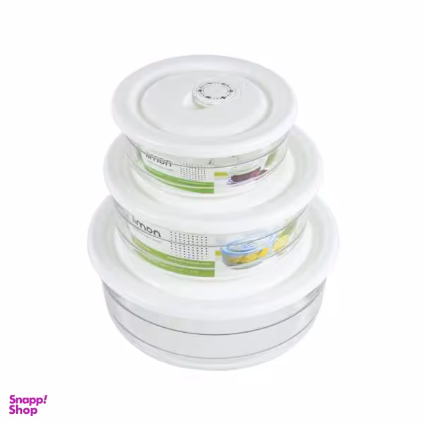 ظرف نگهدارنده لیمون مدل AT138 مجموعه 3 عددی