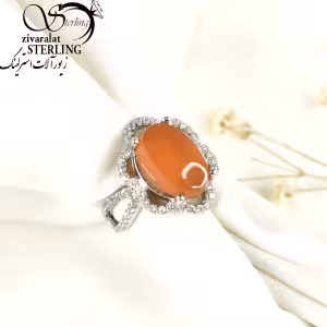 انگشتر شرف الشمس نقره ایتالیا طرح گل کد10085