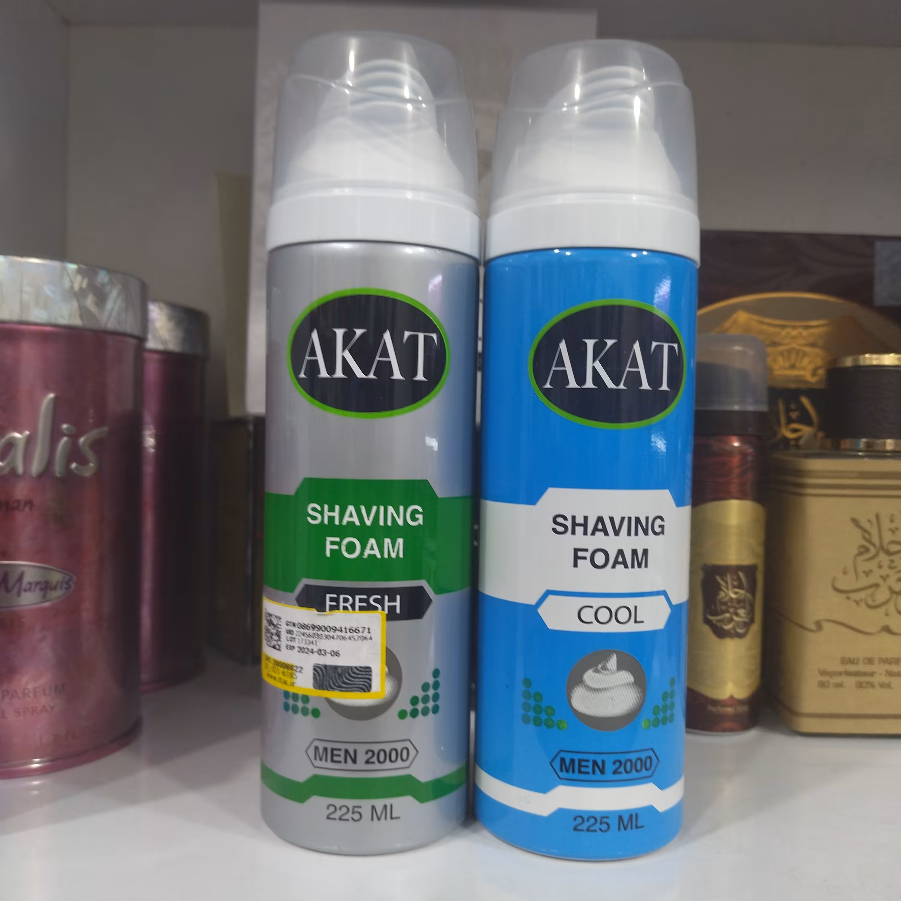 فوم اصلاح صورت آکات مردانه 225 میل