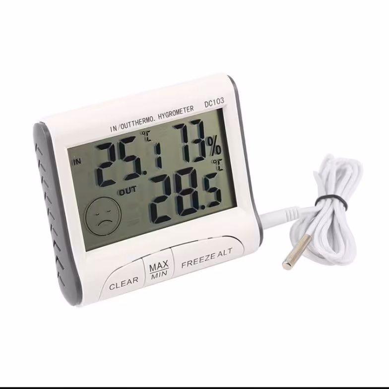 رطوبت سنج و دما سنج دیجیتال مدل DC103