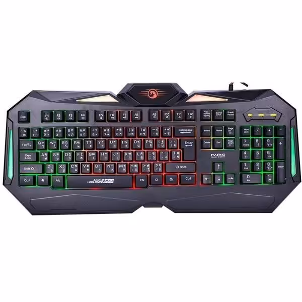 خرید کیبورد گیمینگ ردراگون Keyboard Redragon Marvo K608 با بهترین قیمت