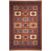 گبه ماشینی افرند زمینه گلبهی کد 701 (چهار متری)