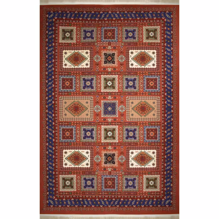 گبه ماشینی افرند زمینه گلبهی کد 701 (چهار متری)