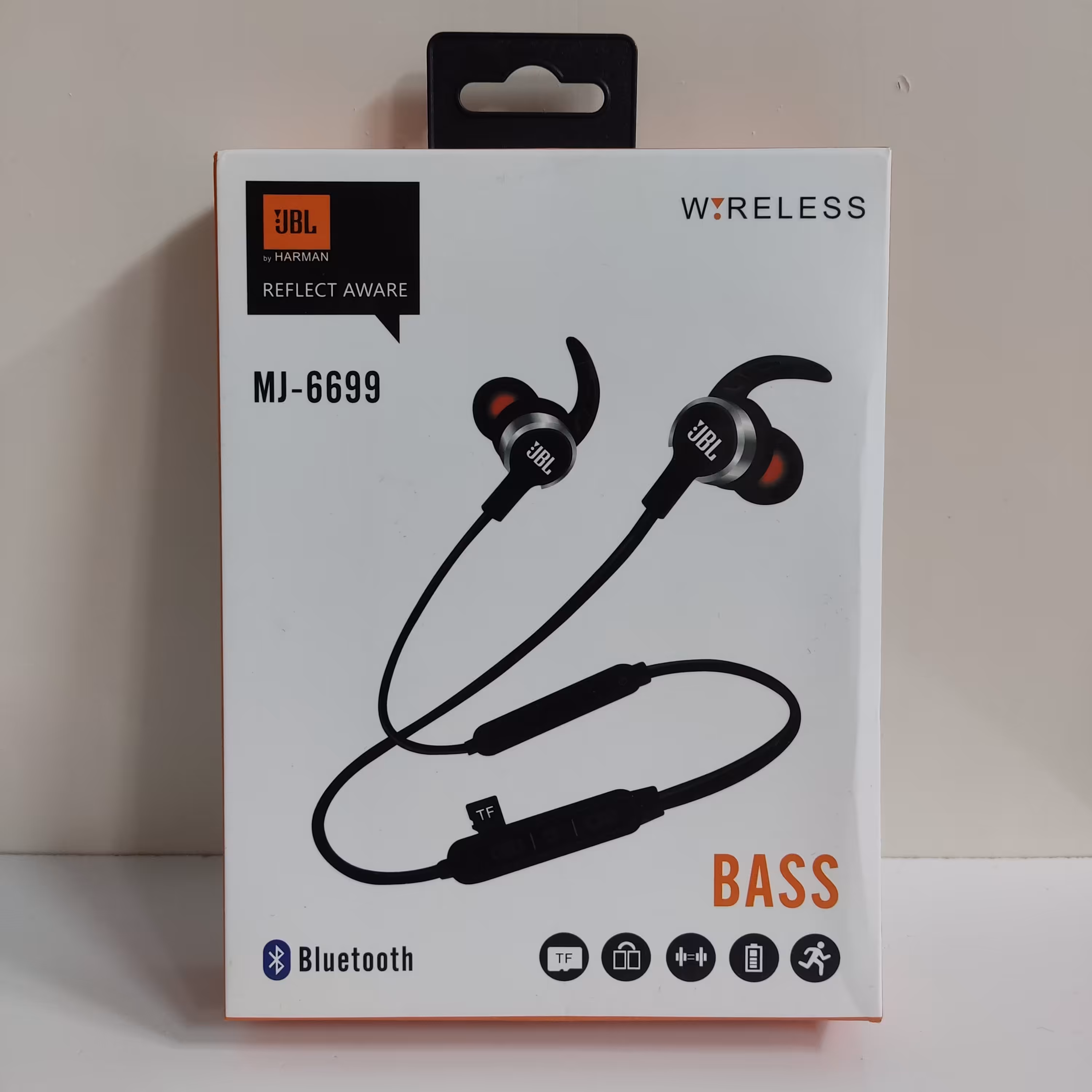 هدفون هندزفری بلوتوثی گردنی jbl رم خور مدل MJ-6699