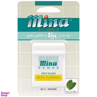 نخ دندان مینا (Mina) مدل Narrow با اسانس نعناع طول 50 متر