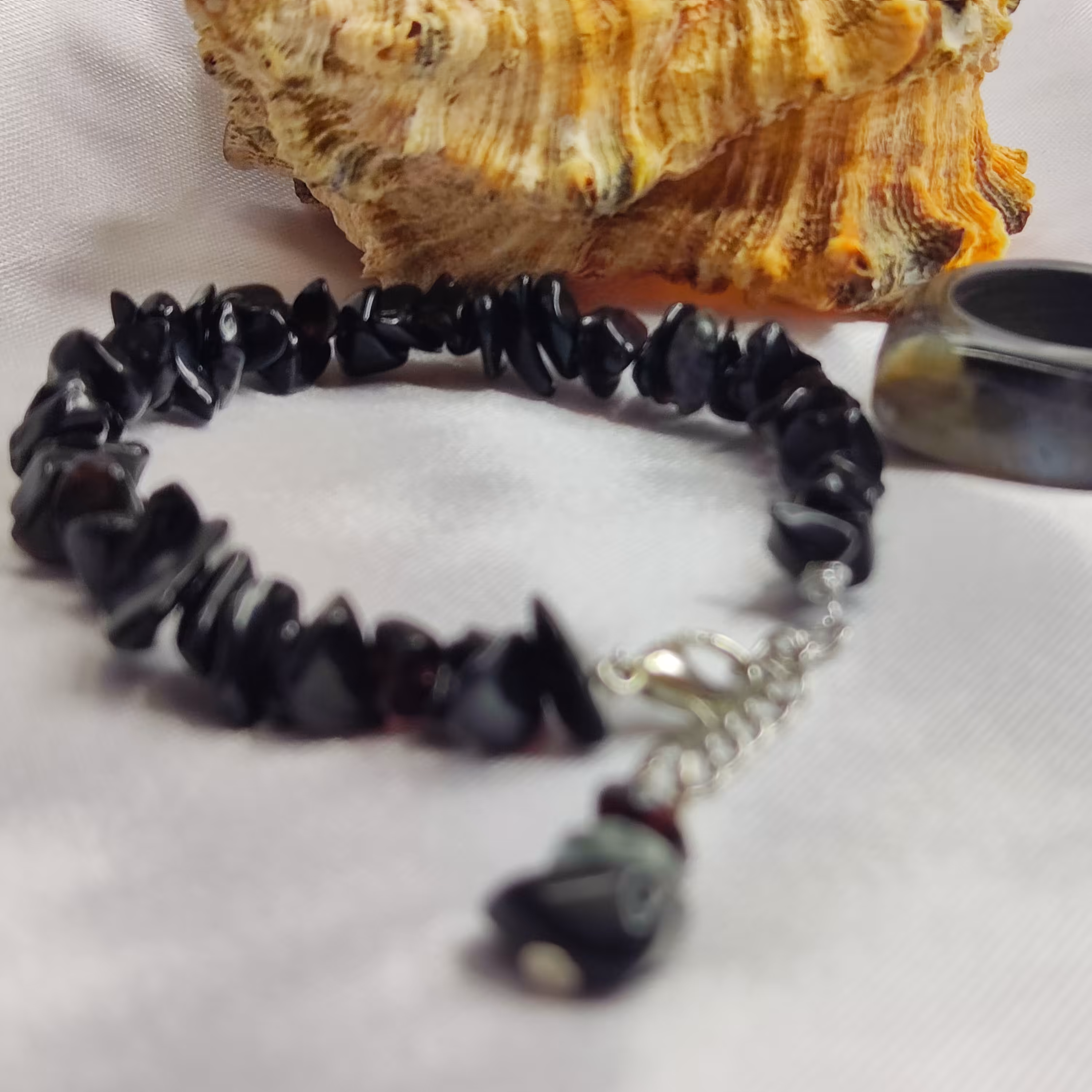 دستبند انیکس ( عقیق سیاه)