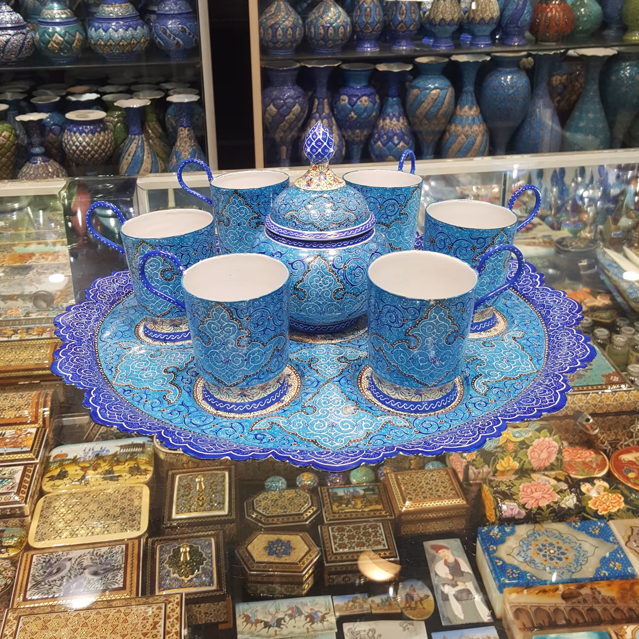 سرویس چای خوری میناکاری اعلا