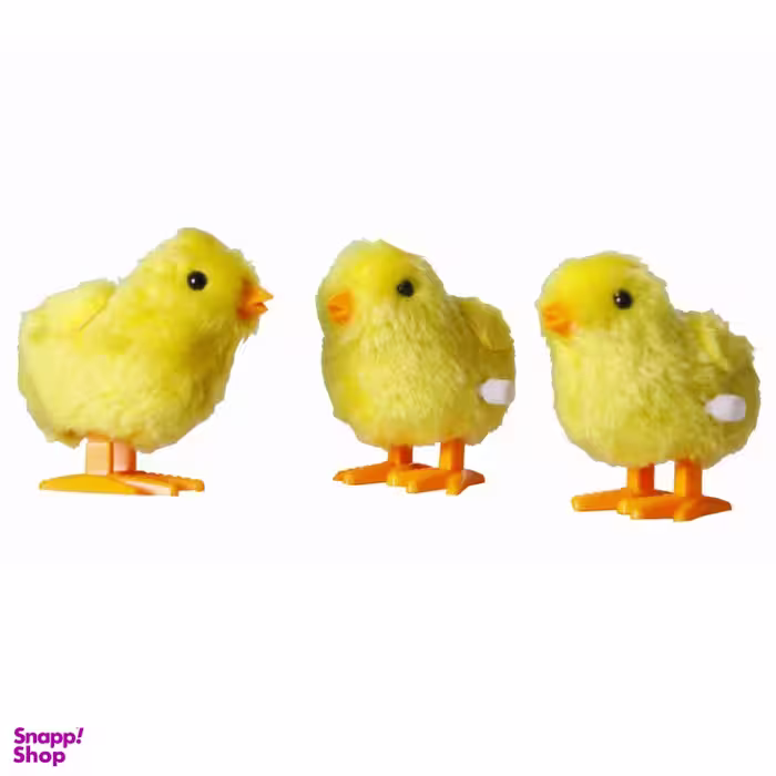 عروسک کوکی مدل جوجه زرد بسته 3 عددی