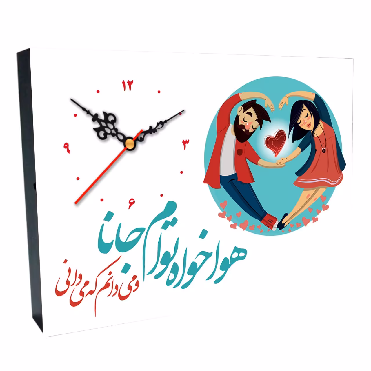 ساعت رومیزی طرح دار کد 010