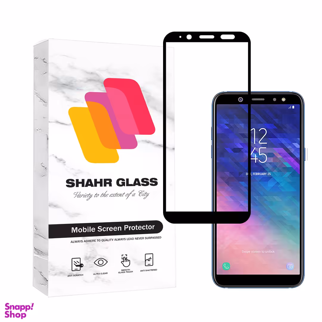 محافظ صفحه نمایش گوشی موبایل شهر گلس مدل CRMSNWSH مناسب برای سامسونگ Galaxy A8 / A6 / J6