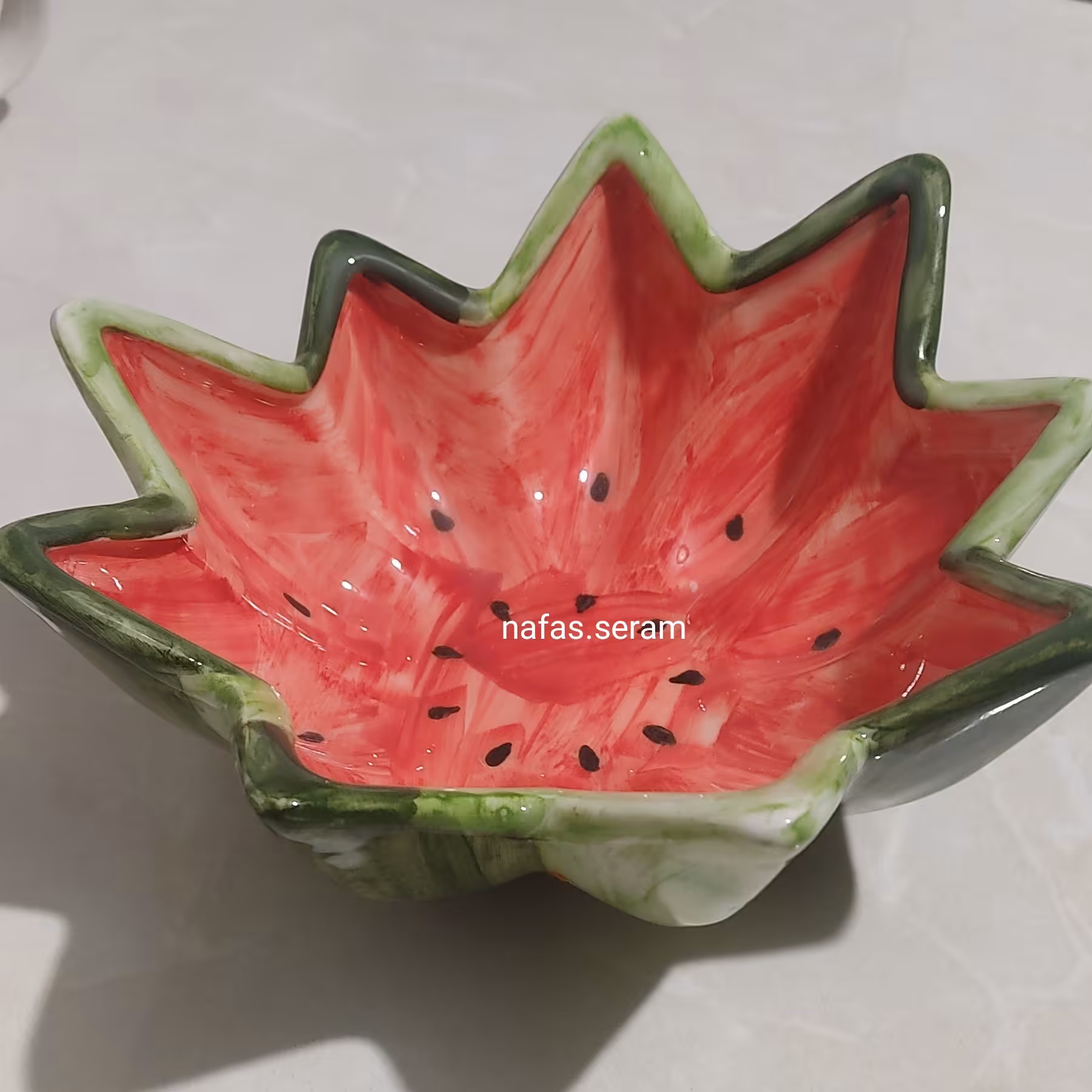 شکلات خوری سرامیکی طرح هندوانه 🍉🍉 ویژه شب #یلدا