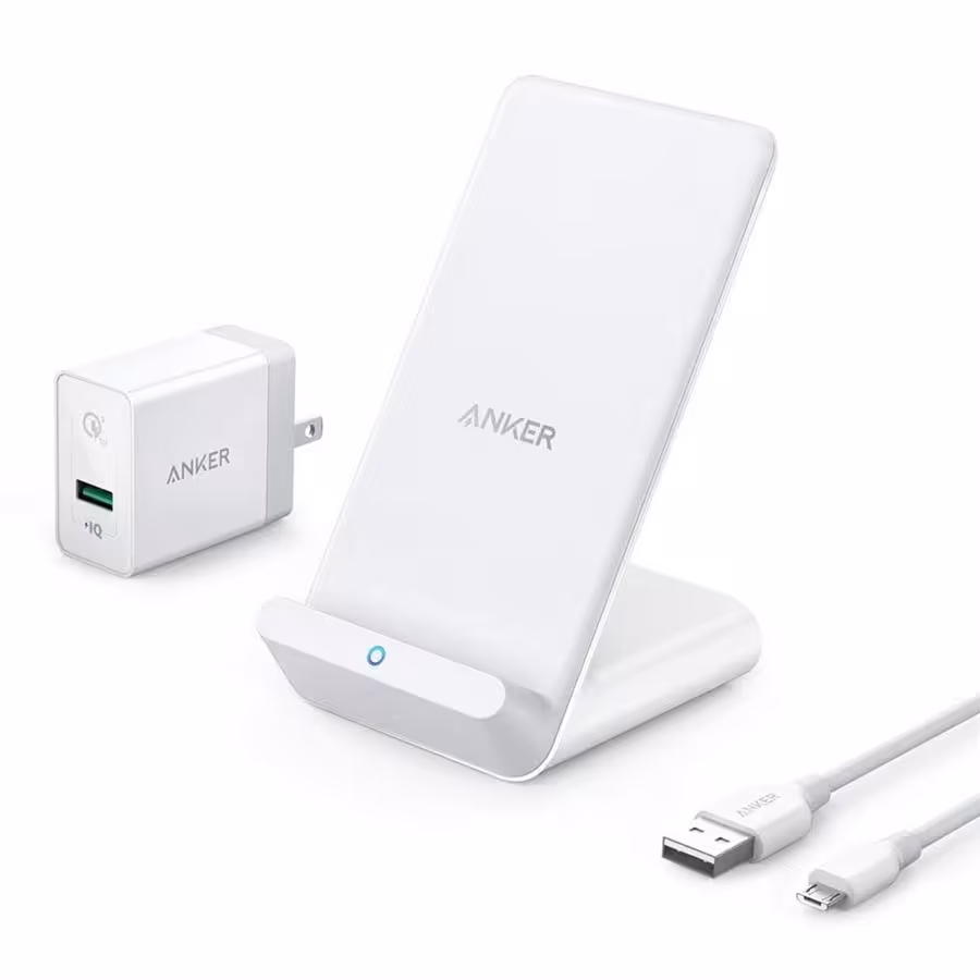 شارژر بیسیم انکر مدل B2522121 PowerWave دارای فن خنک کننده داخلی