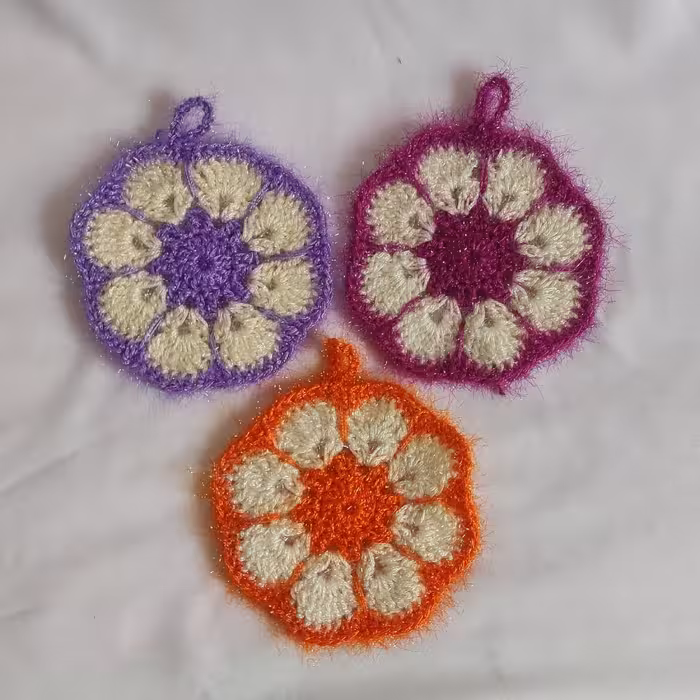 پک 3تایی اسکاج سوزنی طرح موتیفی 