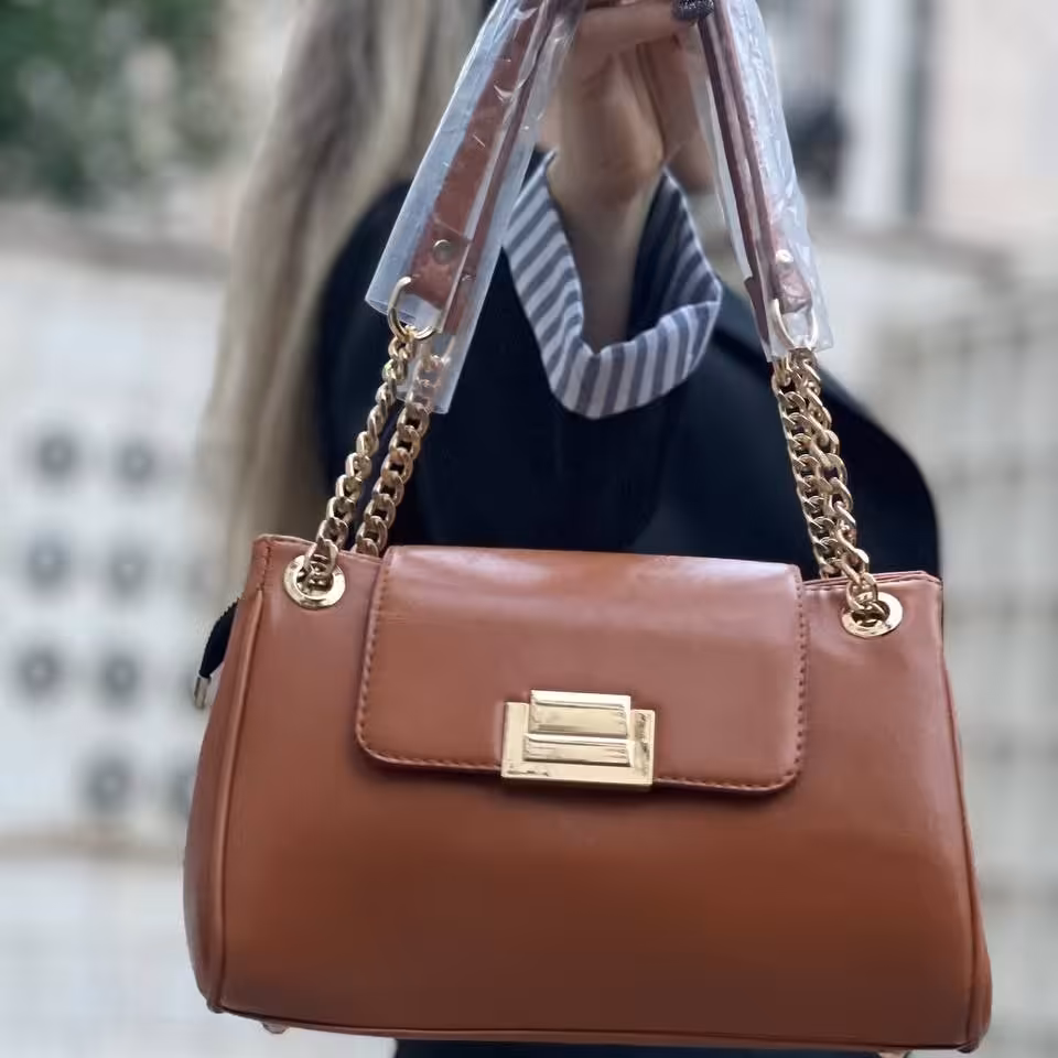 کیف زنانه قفل متالیک