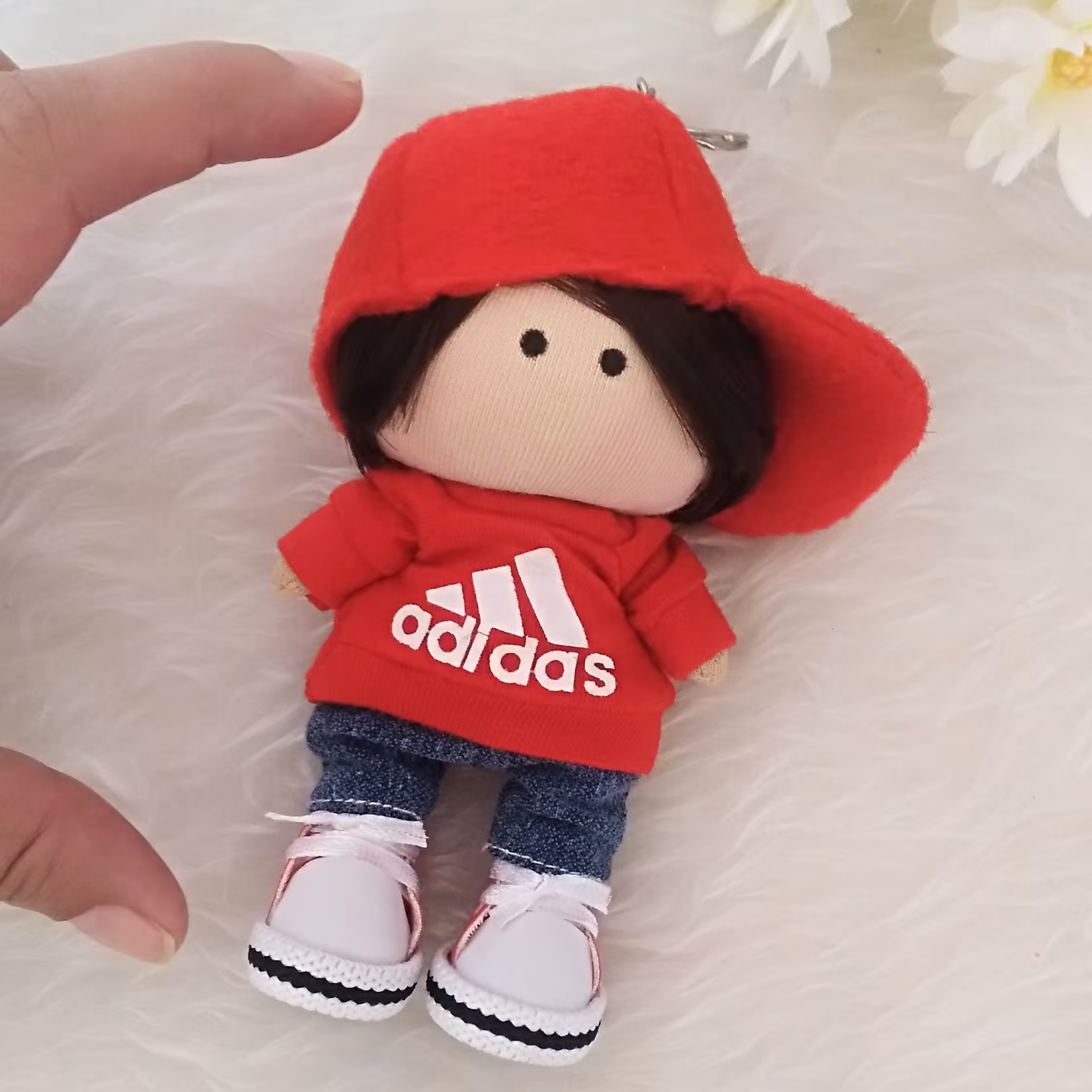 عروسک روسی پسر سوگولی ،جاسوییچی قرمز، با کفش های چرمی،10سانتی