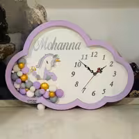 ساعت دیواری چراغدار کودک