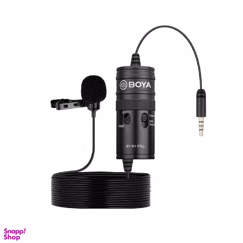 میکروفون بویا BOYA Microphone BY-M1 Pro Lavalier Microphone