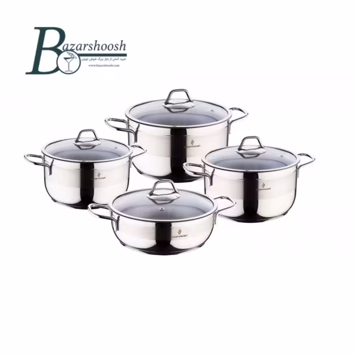 سرویس قابلمه استیل 8پارچه سوفرام مدل سافت