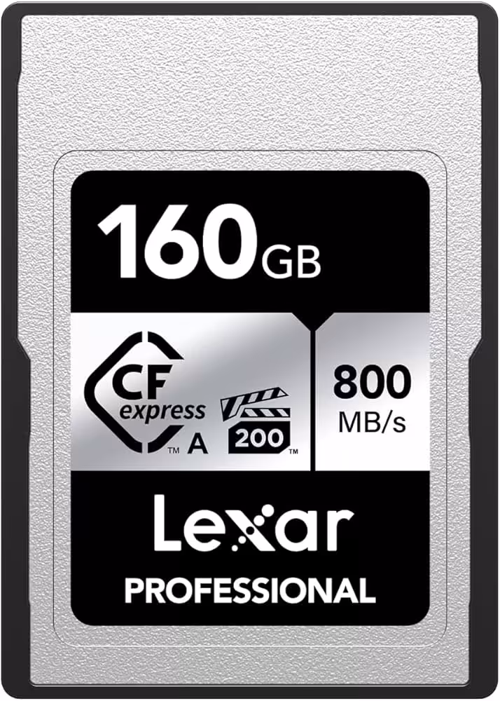 مشخصات، قیمت و خرید حافظه لکسار Lexar 160GB CFexpress Type A Card SILVER