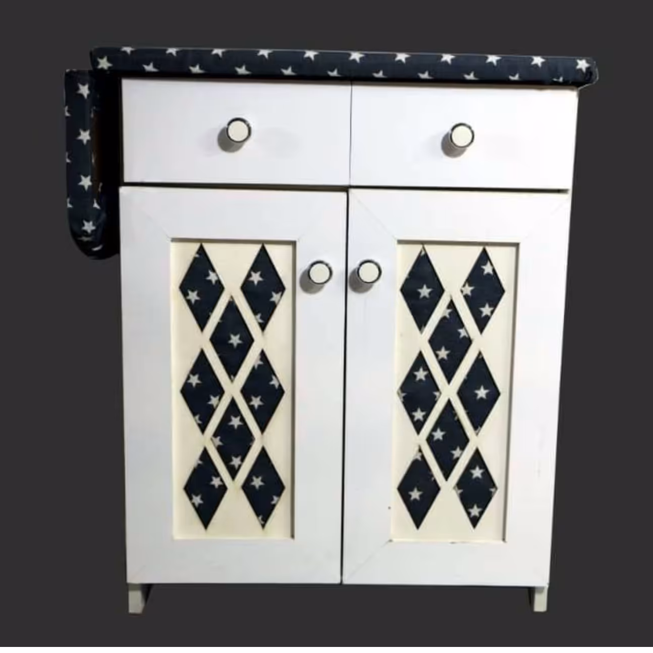 میز اتوهای دو کشو چوبی