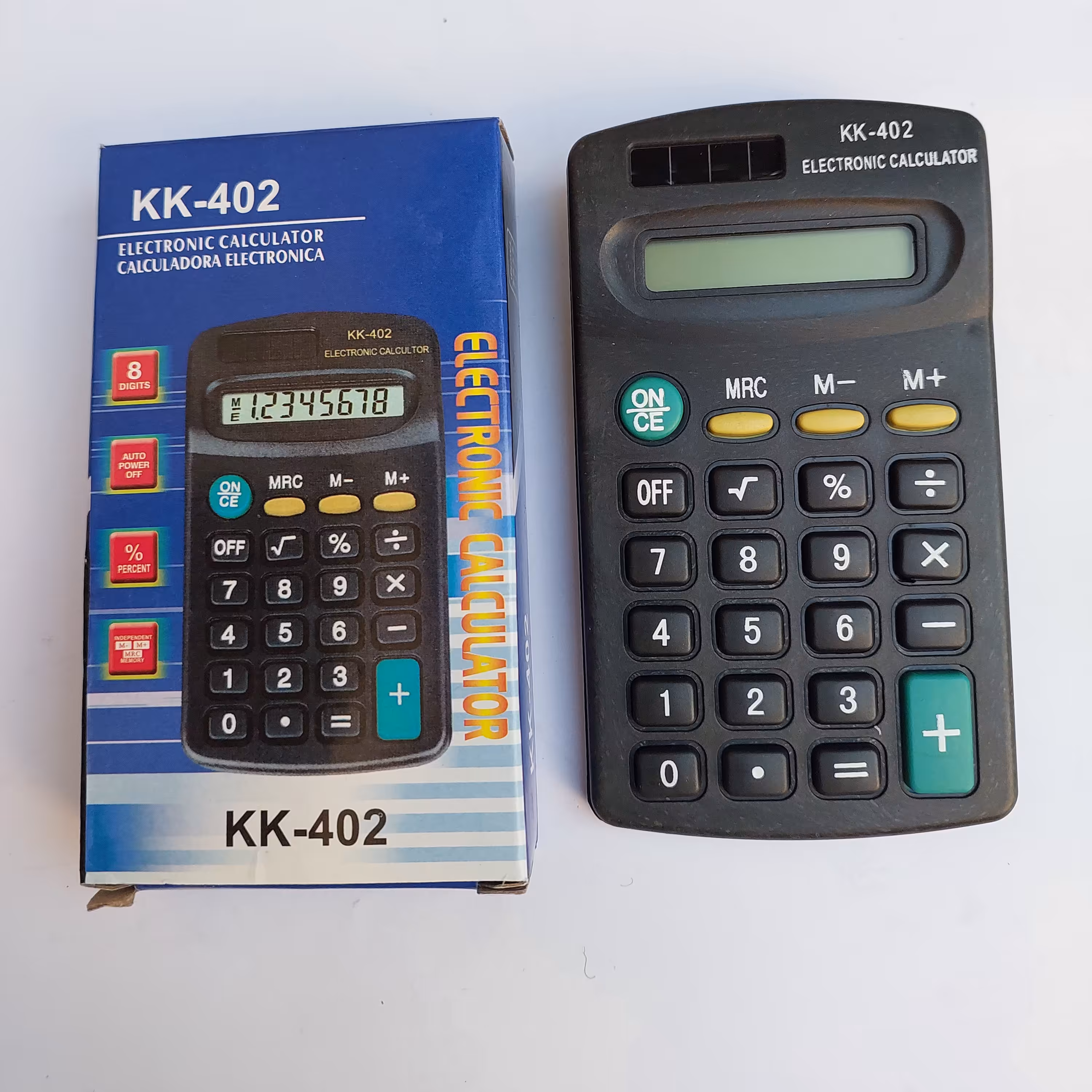 ماشین حساب مشکی مدل kk402