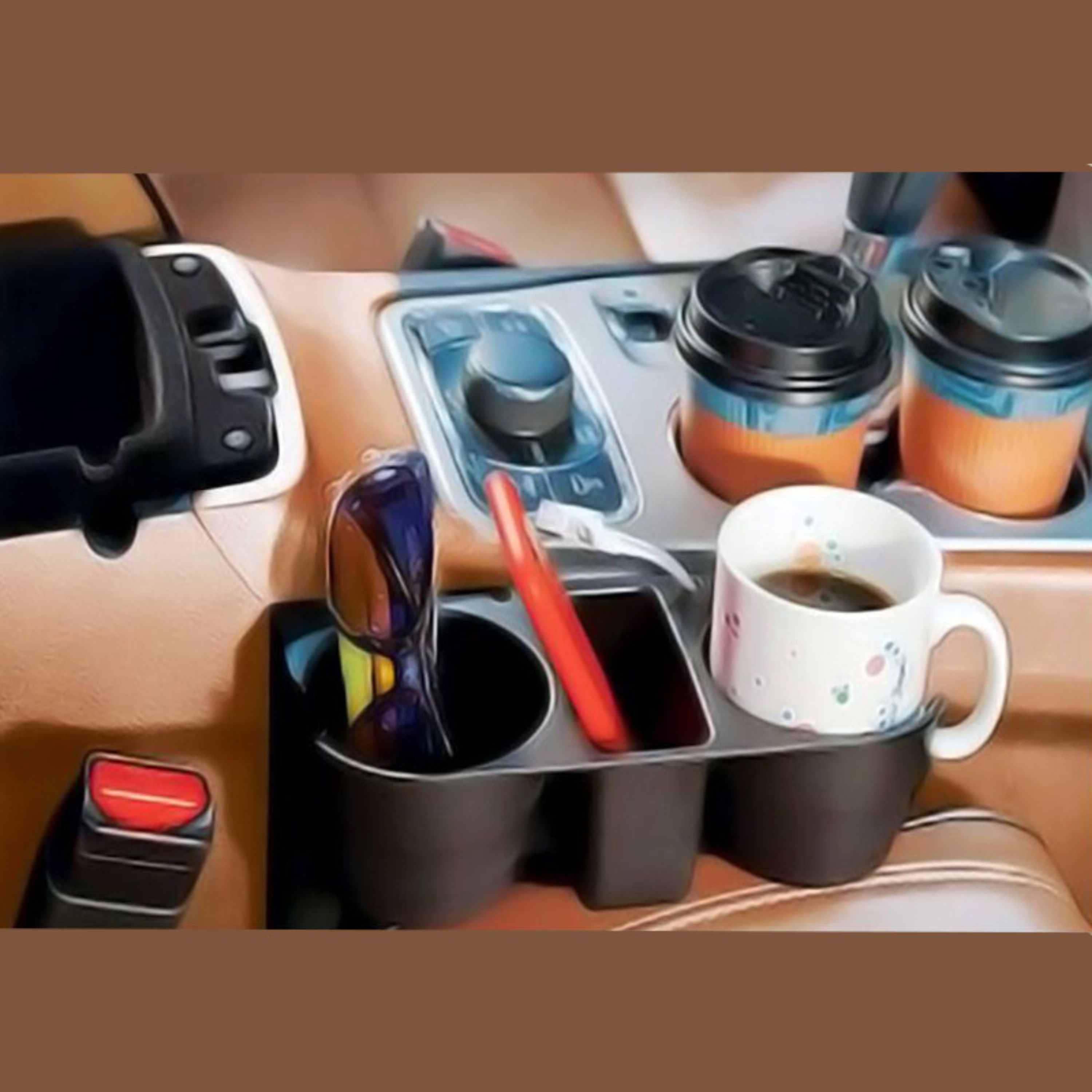 جالیوانی و موبایل بطری نظم دهنده مخصوص خودرو