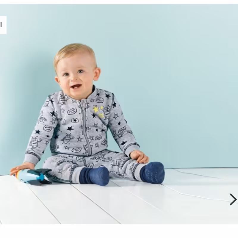 ست سوییشرت و شلوار لوپیلو داخل کرکی lupilu سایز 1-2سال کد 140197