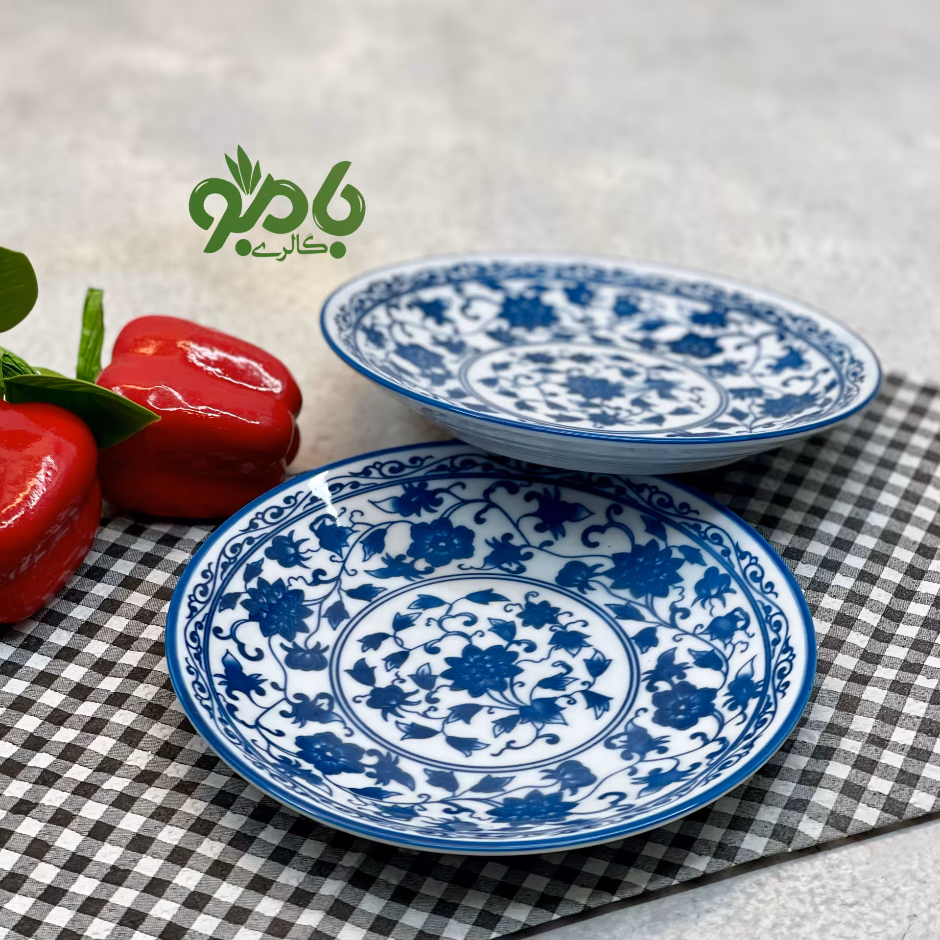 پیش دستی نقلی وارداتی گل آبی
