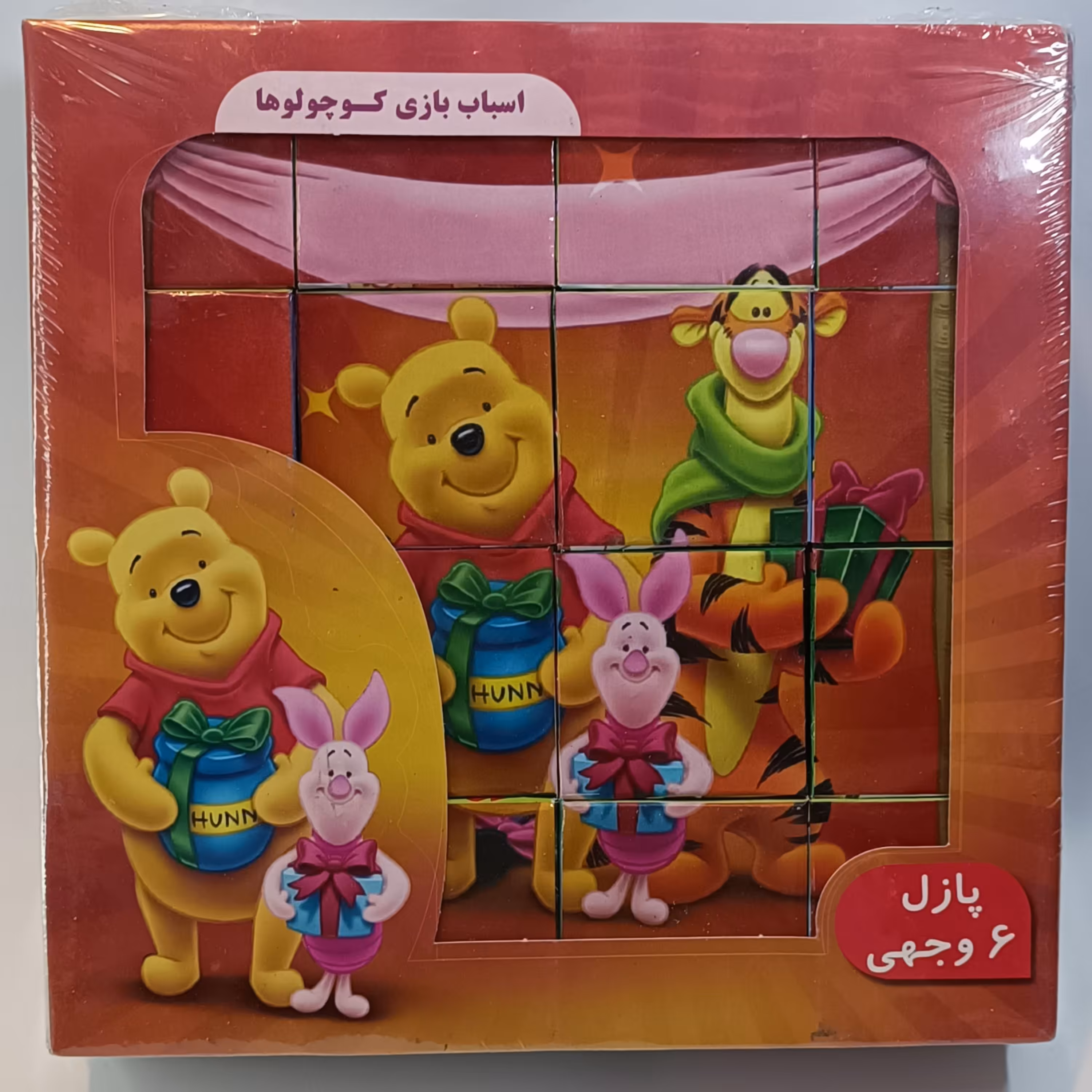 پازل مکعبی 6 وجه در شش طرح اموزشی مکعب هوش