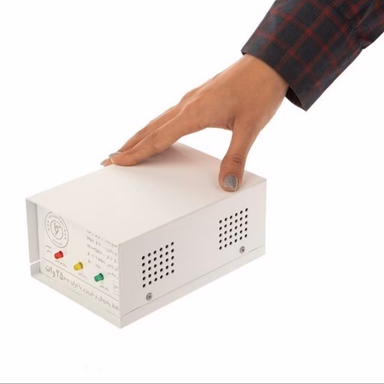 محافظ ولتاژ کاوه مدل 2500 وات یخچال و فریزر ارت دار