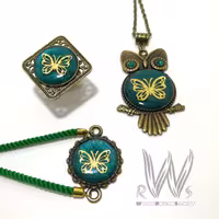 ست زیورآلات رزین کد 116