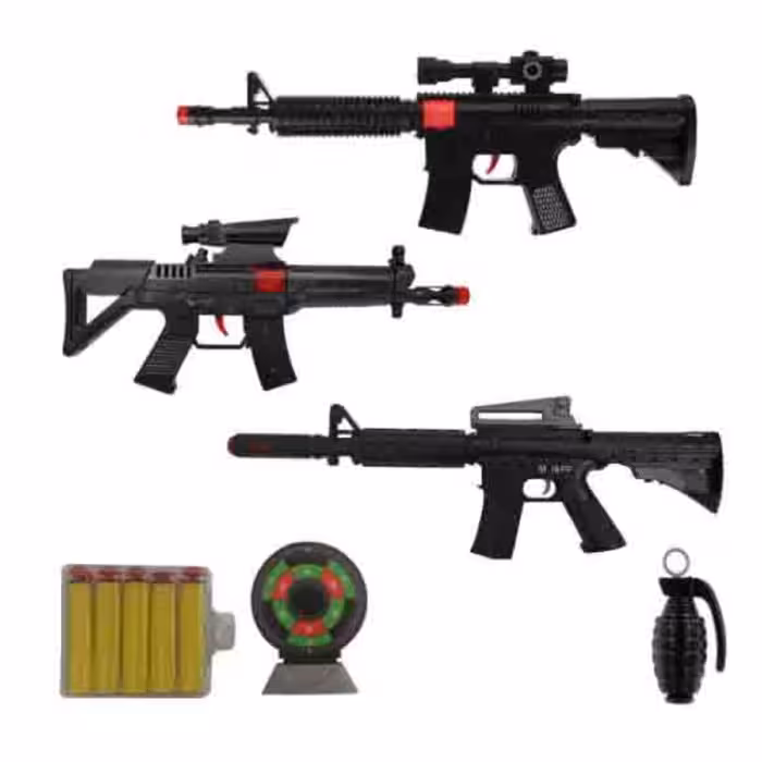 ست تفنگ بازی گلدن گان مدل dark01