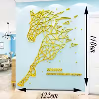 اینه دکوراتیو پدیده پلاس مدل اسب کد 148