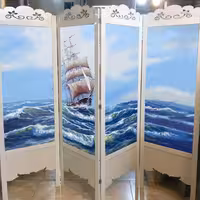 پاراوان تصویری pa-43 (هزینه ارسال به عهده مشتری می باشد)