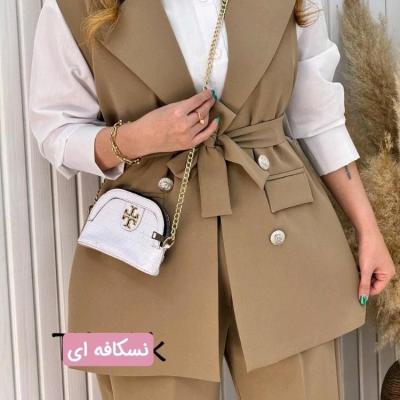 ست سه تیکه مدل راما(وست،شومیز،شلوار)