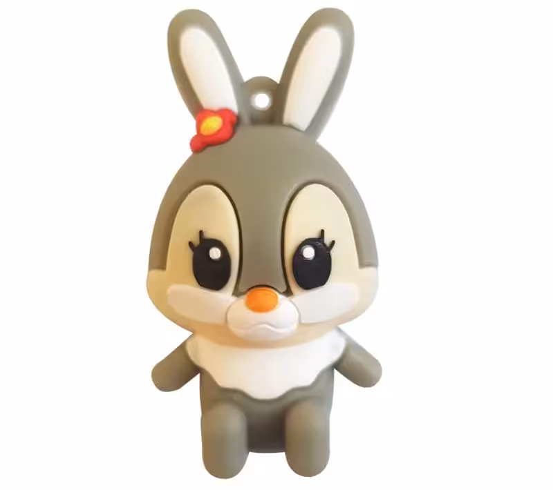 فلش مموری عروسکی خرگوش مدل RO20 ظرفیت 64 گیگابایت