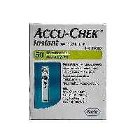 نوار تست قند خون اکیو چک مدل اینستنت بسته 50 عددی انقضا 2023/07 | Accu Chek Instant Test Strips