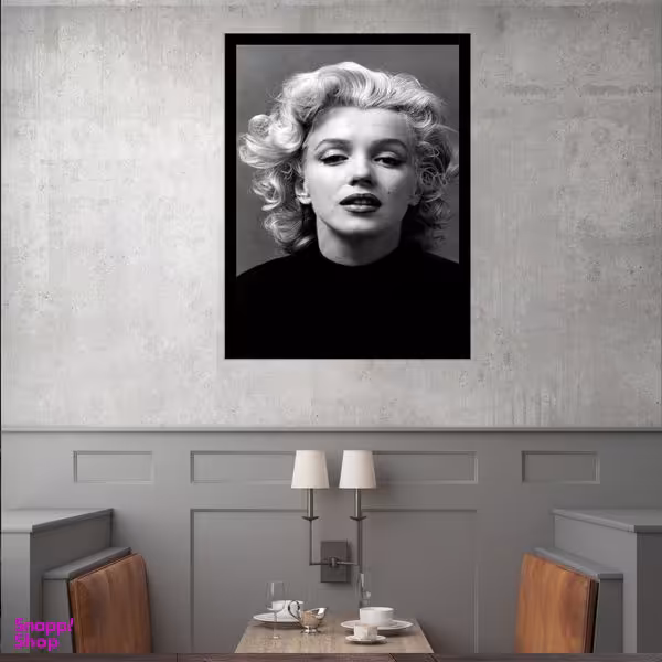 تابلو بکلیت طرح مشاهیر سینمای جهان مرلین مونرو مدل قاب شاسی B-S9687