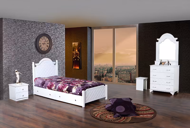 تخت یک نفره مدل روژین