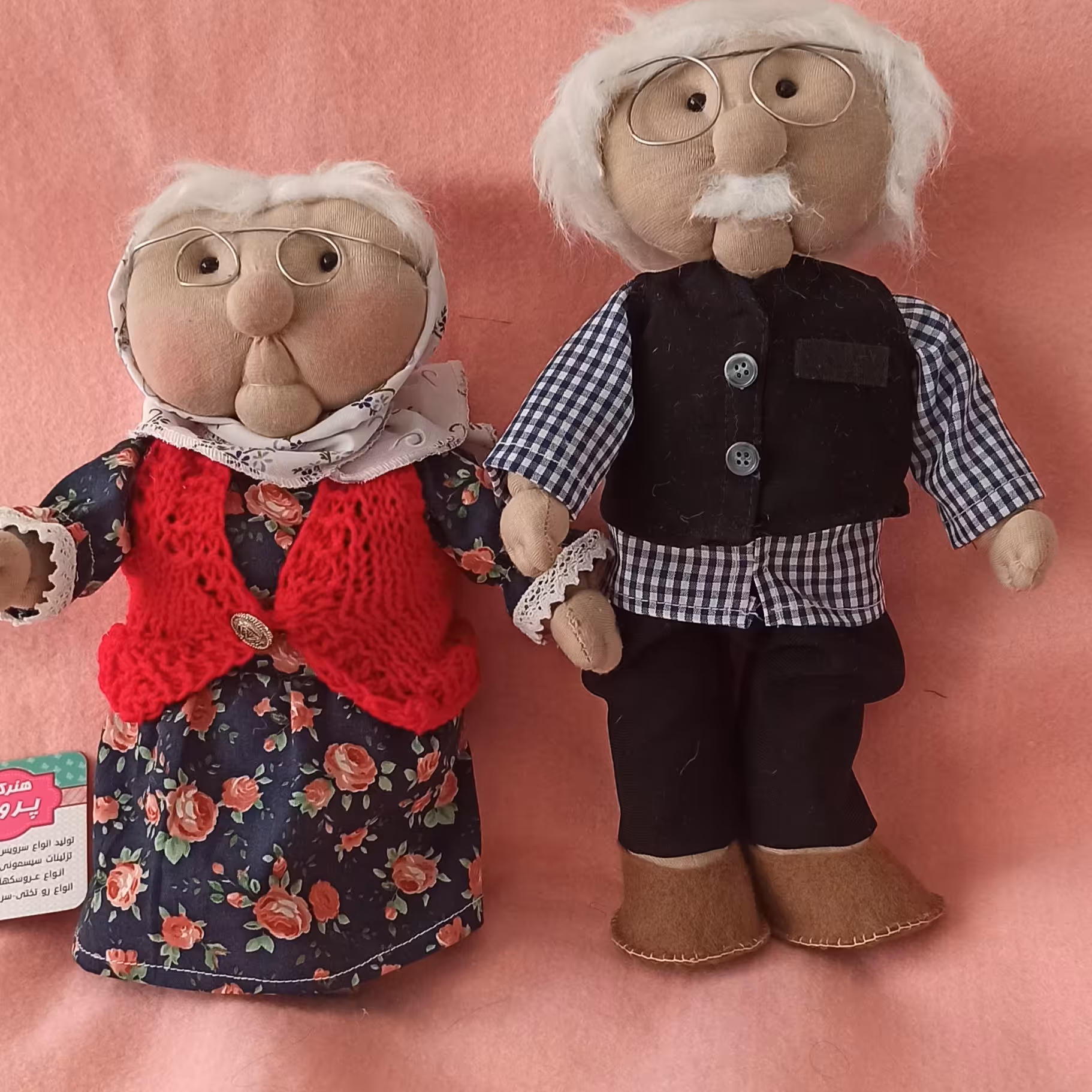 عروسک ننه اقا قابل سفارش در چند طرح و اندازه 