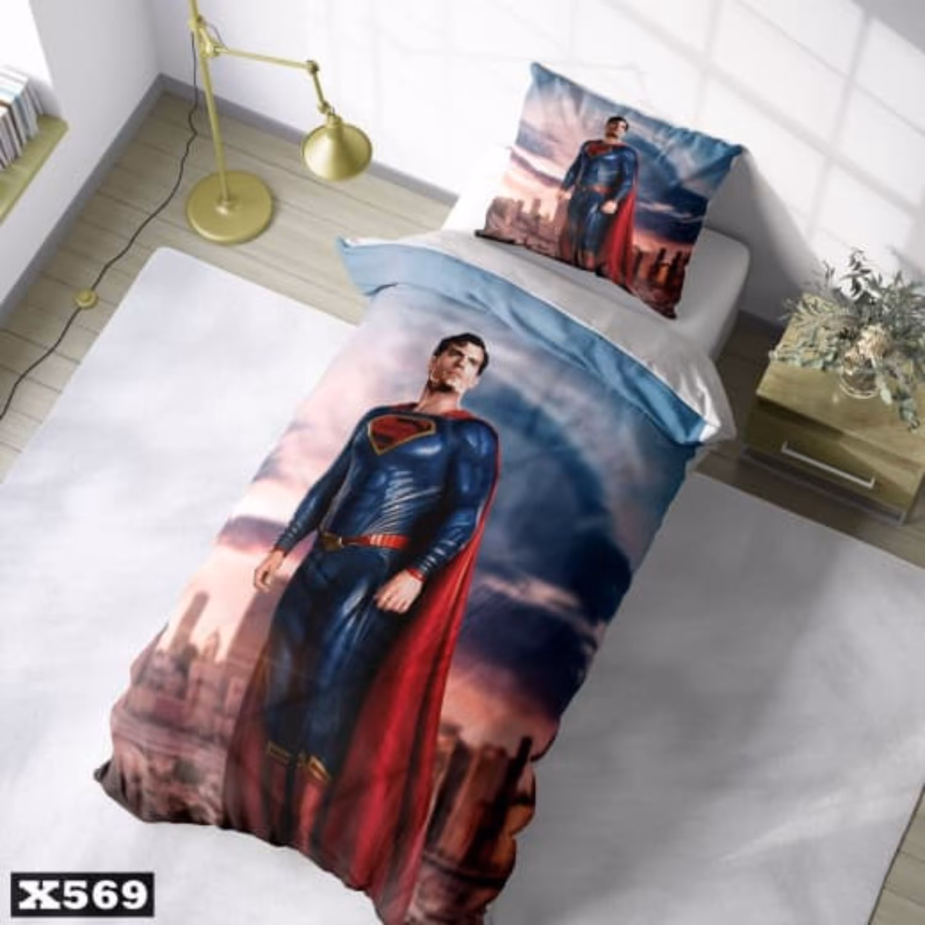 روتختی یک نفره سه بعدی کودکان و نوجوانان میکروتترون مدل سوپرمن