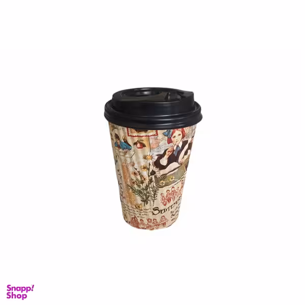 لیوان یکبار مصرف مدل September دوجداره بسته 30 عددی