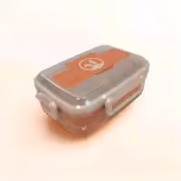 لانچ باکس ( ظرف غذا ) استیل دو قسمتی Qianho نارنجی مدل QH-8693