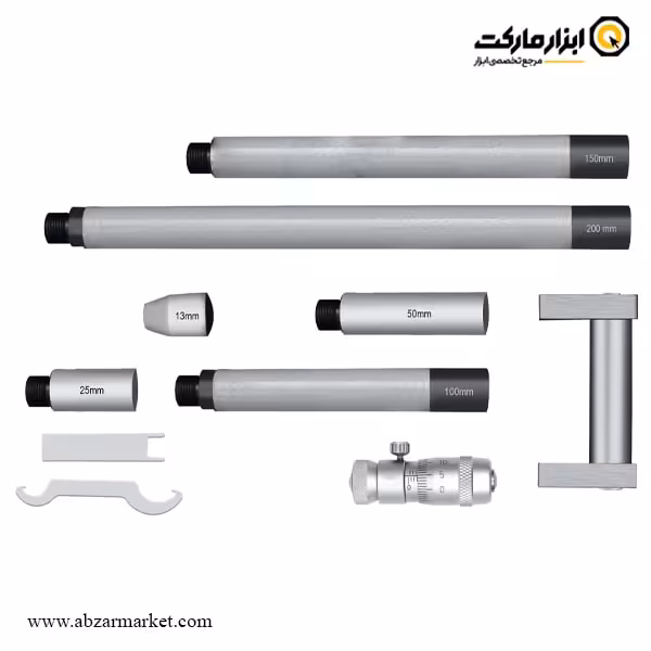ست میکرومتر لوله داسکوا داخل سنج 600-50 میلی متر مدل 8113-4311