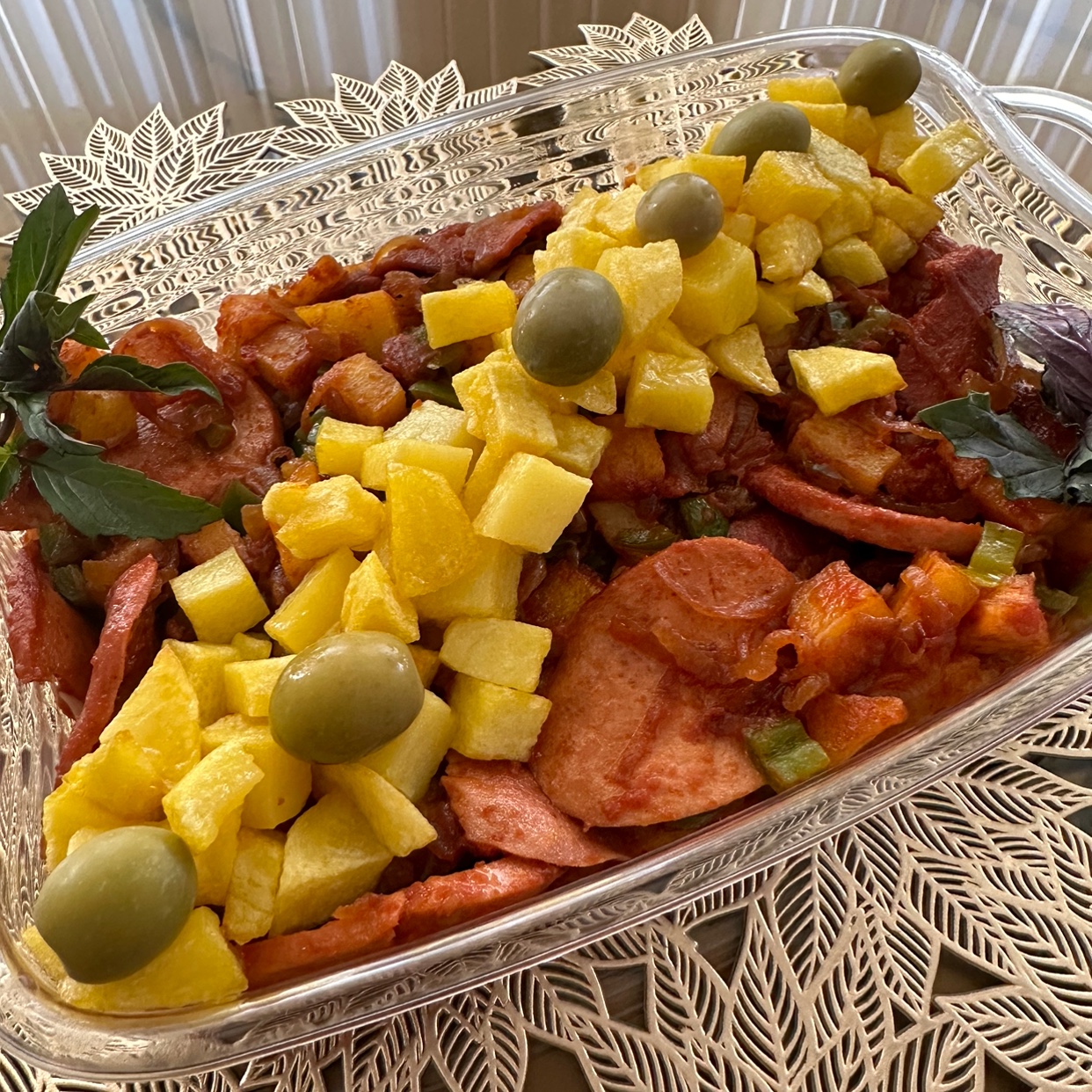خوراک سوسیس بندری