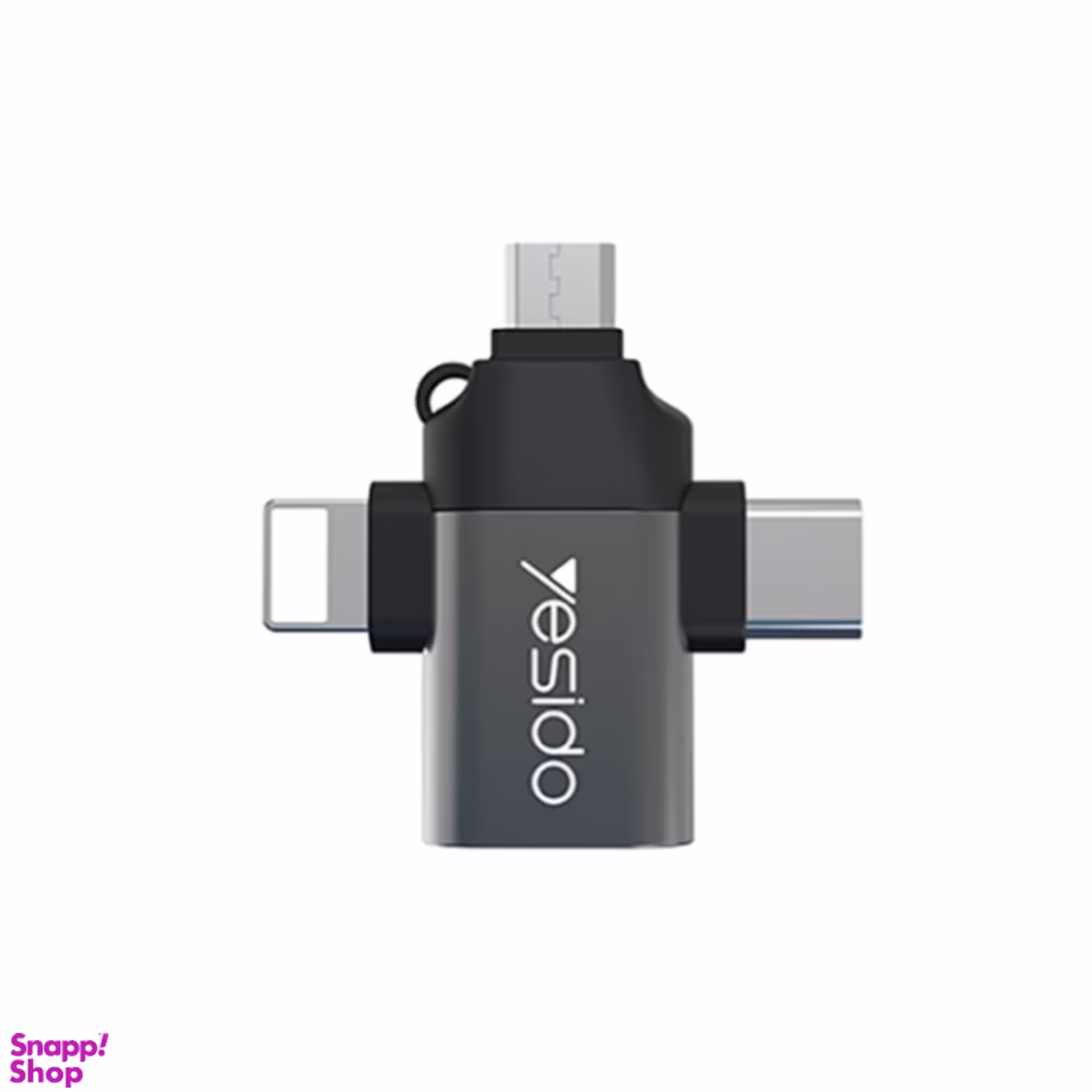 تبدیل میکرو یو اس بی تایپ سی و Lightning یسیدو (Yesido) مدل GS15