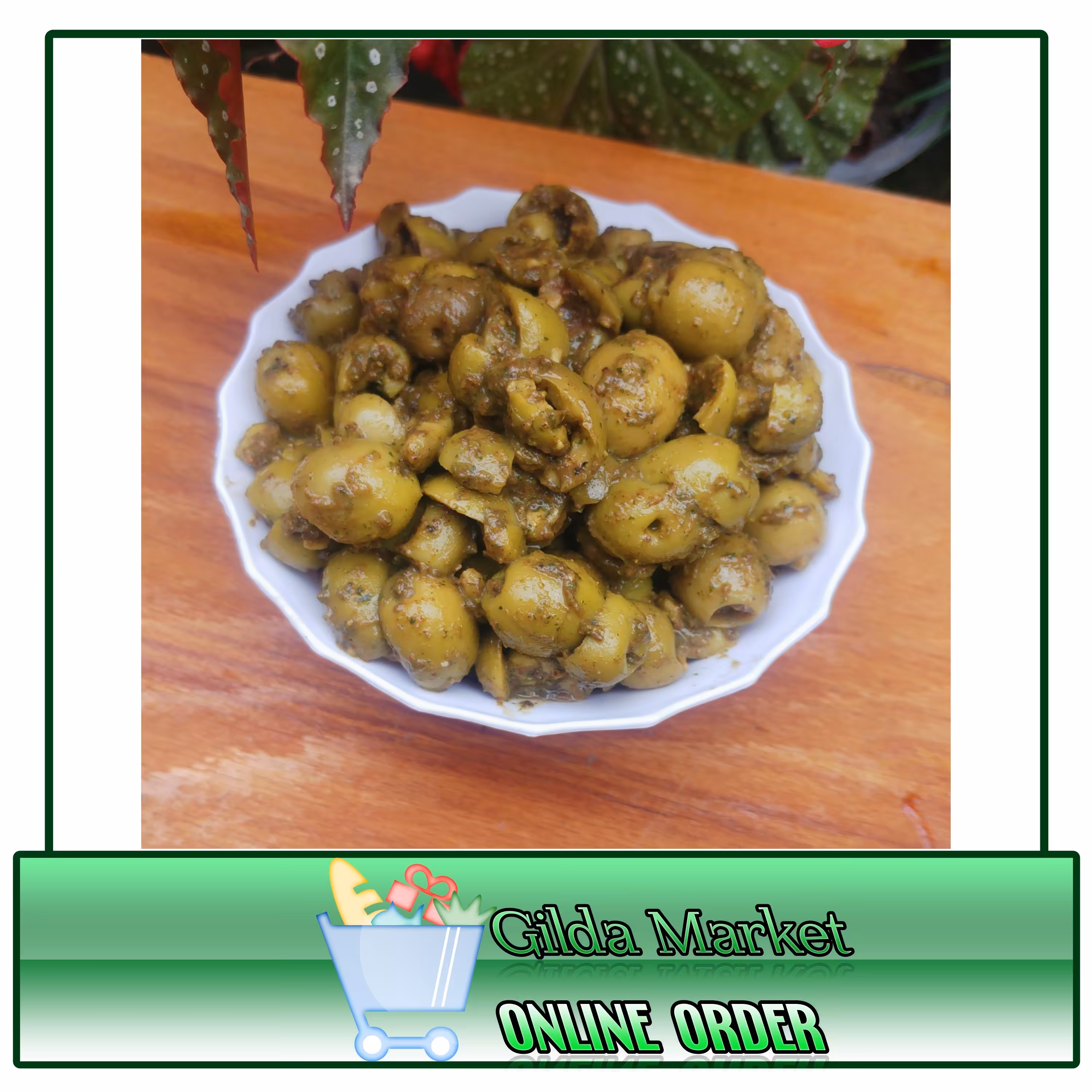 زیتون پرورده رودبار (خانگی 1000 گرم)