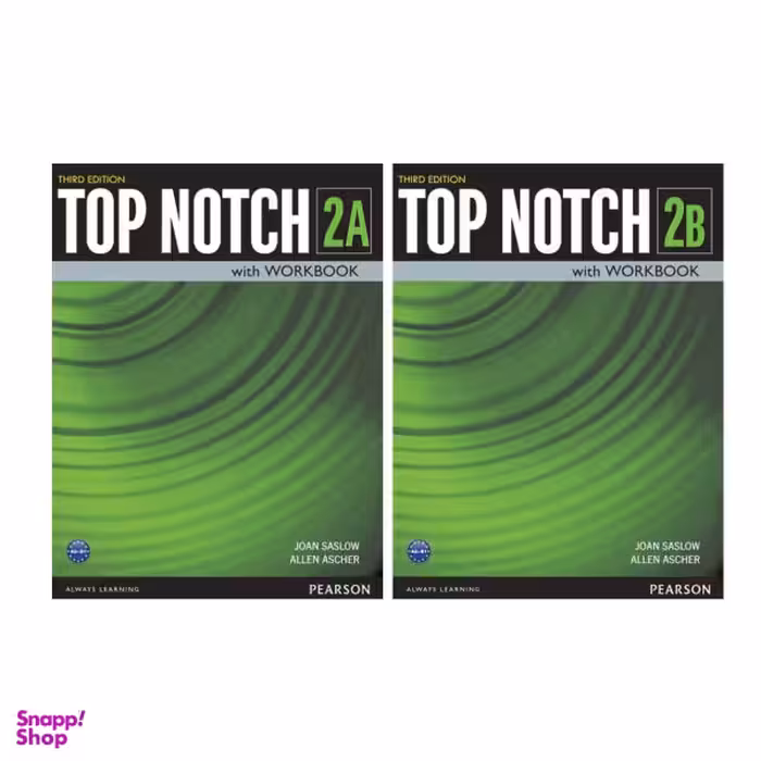 کتاب Top Notch 2 اثر Joan Saslow and Allen Ascher انتشارات هدف نوین 2 جلدی