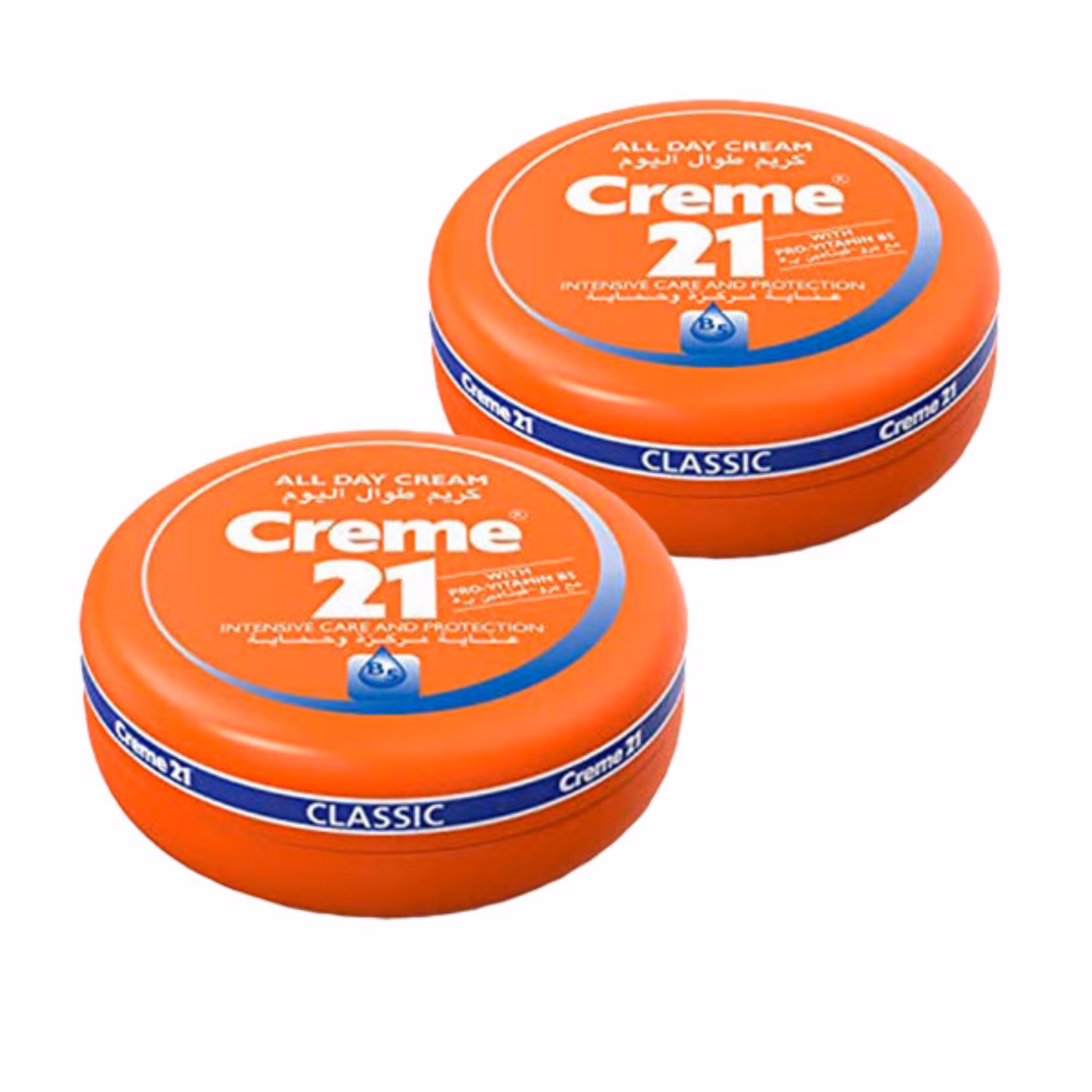 کرم مرطوب کننده کرم 21 مدل کلاسیک حجم 150 میلی لیتر مجموعه 2 عددی